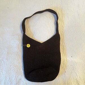 The Sak Chocolate Knit Bag